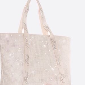 New Victoria’s Secret Elegant Cream Tote Bag
